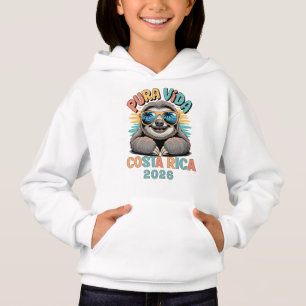 Pura Vida Faultierliebhaber Costa Rica Entspannt Hoodie