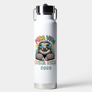 Pura Vida Faultierliebhaber Costa Rica Entspannt Trinkflasche
