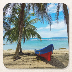 Pura Vida in Costa Rica - Mittelamerika Rechteckiger Pappuntersetzer