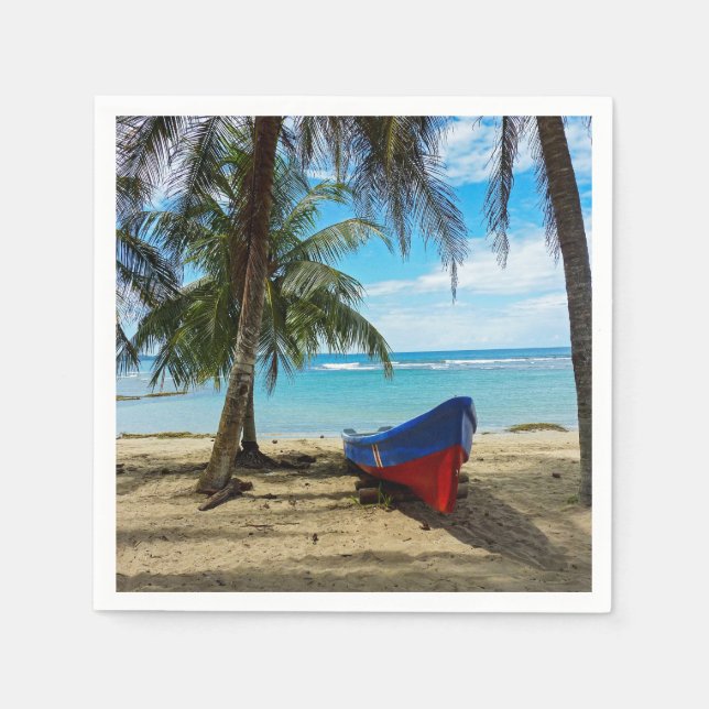 Pura Vida in Costa Rica - Zentralamerika Serviette (Vorderseite)