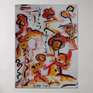 Pura Vida Meditations-Plakat Poster