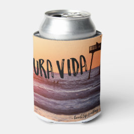 Pura Vida Ocean Beach Sunset Foto kann Dosenkühler