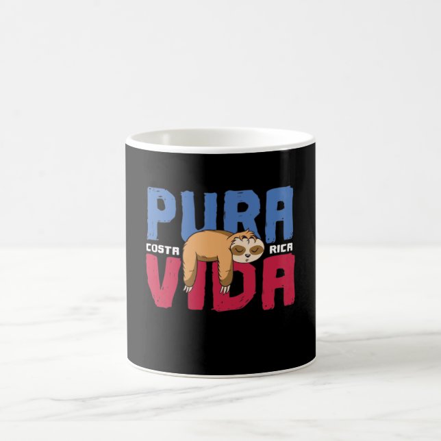Pura Vida Sloth Kaffeetasse (Mittel)