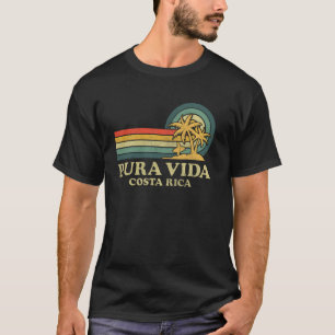 Pura Vida Strand Costa Rica Familienurlaub Vintage T-Shirt