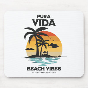 Pura Vida Surfen, Costa Rica, Surfen Pura Vida Mousepad