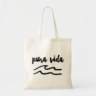 Pura Vida Wave Costa Rica Tote Bag Tragetasche