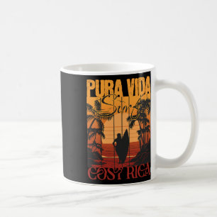 Pura Vide Costa Rica Surfen Kaffeetasse