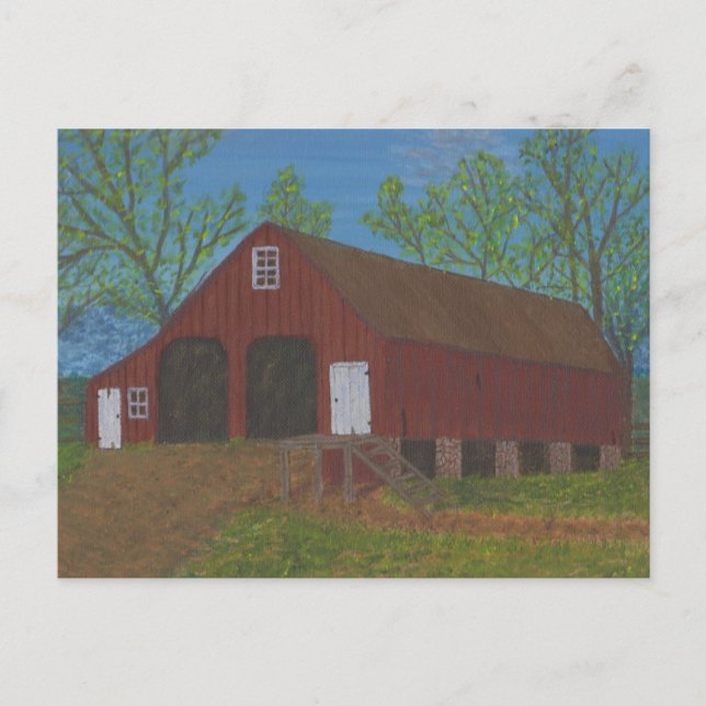 Purcellville Barn Postkarte (Vorderseite)