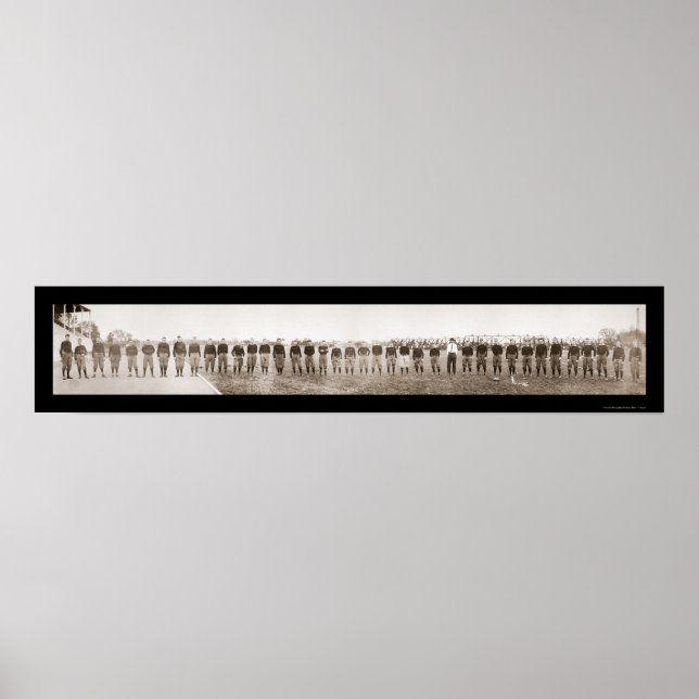 Purdue Football Team Foto 1913 Poster (Vorne)