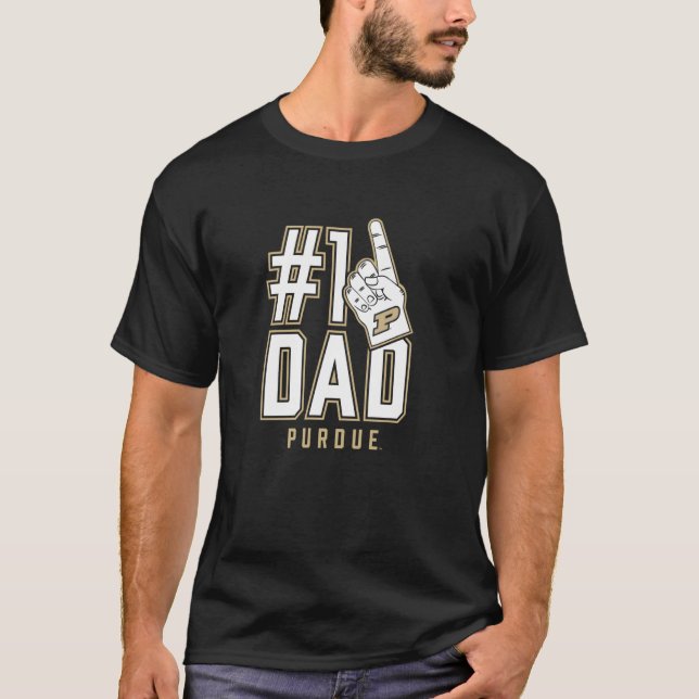 Purdue University Boilermakers #1 Dad T-Shirt (Vorderseite)