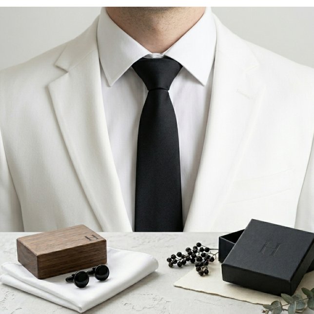 Pure Black Krawatte (Von Creator hochgeladen)