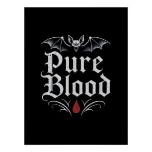 Pure Blood Gothic Poster
