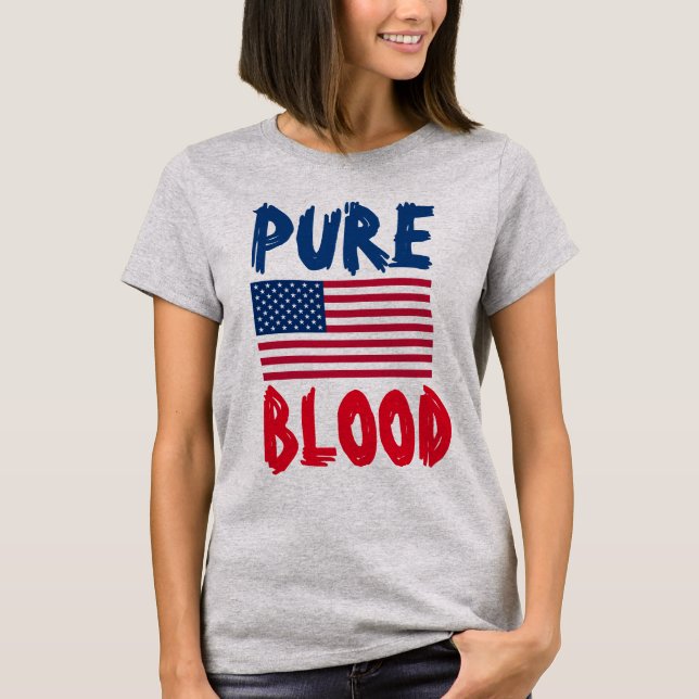PURE BLOOD PATRIOT anti-jab patriot T-Shirts (Vorderseite)