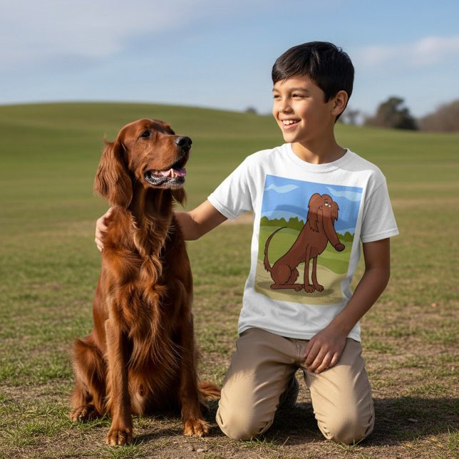 Pure Bred Irish Setter Dog T - Shirt (Von Creator hochgeladen)