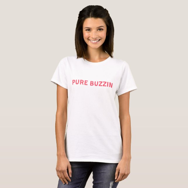 Pure Buzzin: Lebhafter schottischer T - Shirt (Vorne ganz)