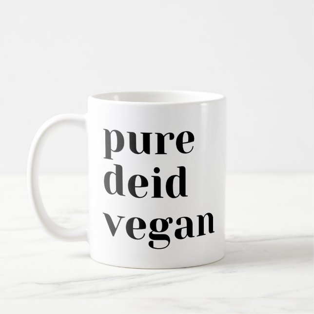 Pure Deid Vegan Coffee Tasse (Links)