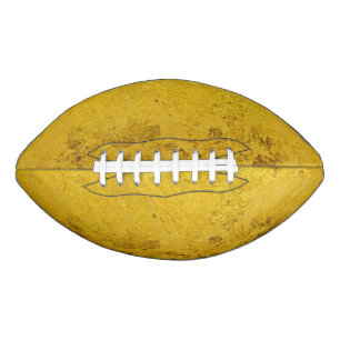 PURE GOLD LEAF Muster + Ihr Text / Foto Football