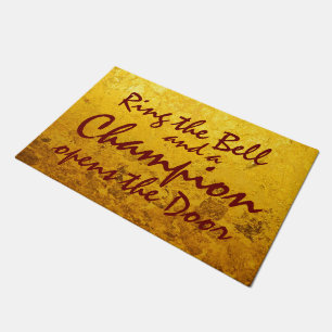 PURE GOLD LEAF Muster + Ihr Text / Foto Fußmatte