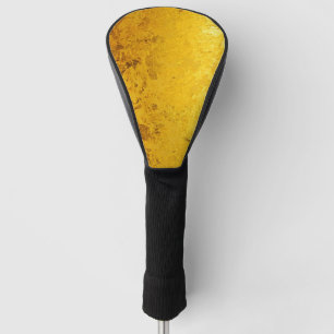 PURE GOLD LEAF Muster + Ihr Text / Foto Golf Headcover