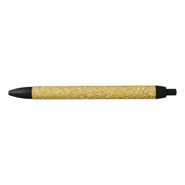PURE GOLD Spritzer Pattern + Ihr Text / Foto Kugelschreiber (Vorderseite)
