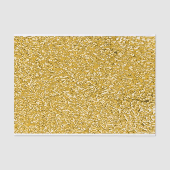 PURE GOLD Spritzer Pattern + Ihr Text / Foto Seidenpapier (Vorderseite)