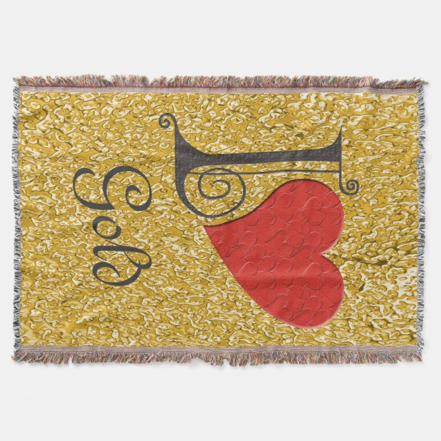 PURE GOLD Spritzer Pattern + Ihre Ideen Decke (Vorderseite)