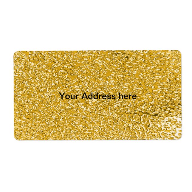 PURE GOLD Spritzer Pattern + Text (Vorne)