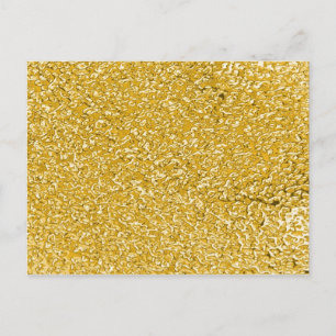 PURE GOLD Spritzer Pattern + Text Postkarte