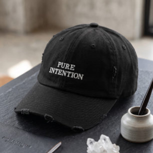 Pure Intention Distressed Dad Hut Minimalist