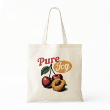 Pure Joy Cherries Apricot Retro Christliches T-Shi