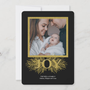 Pure Joy Foto Holiday Card Feiertagskarte