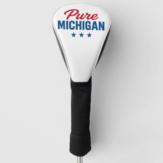 Pure Michigan Golf Driver Cover Headcover (Vorderseite)