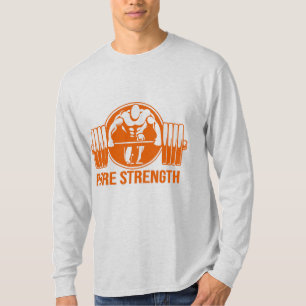 Pure Strength Powerlifting Logo – Gold Edition Fit T-Shirt