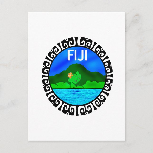PURE UND FIJI POSTKARTE (Vorderseite)