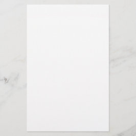 Pure White Solid Color Briefpapier