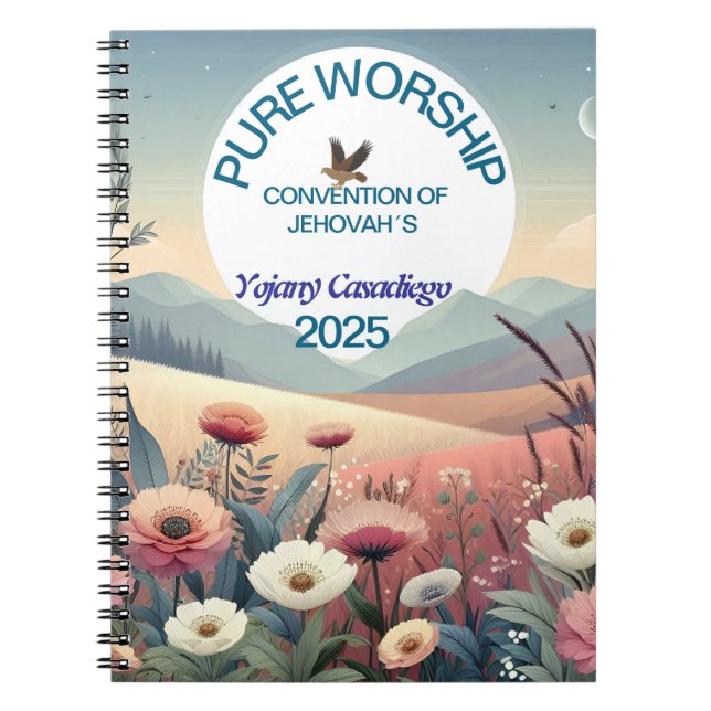 Pure Worship 2025 Convention Of Jehovah's Notizblock (Vorderseite)
