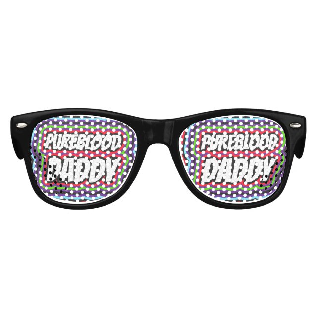 PUREBLOOD DADDY VATER SUNGLASSES FUN-Brille! Partybrille (Vorderseite)