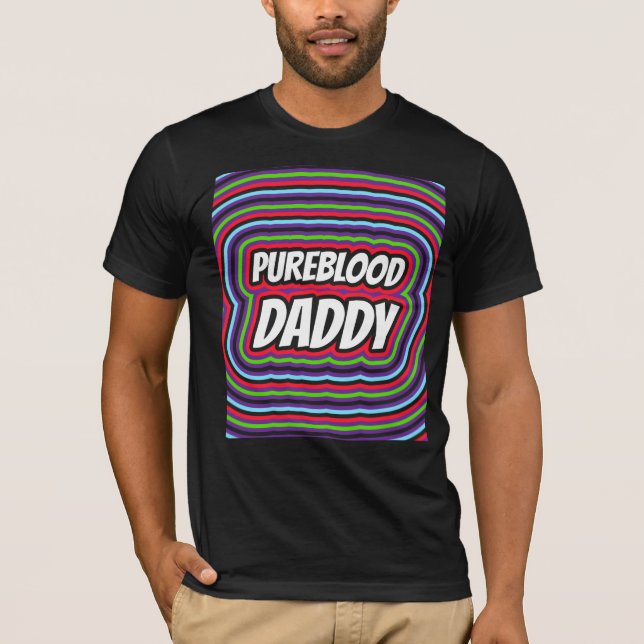 PUREBLOOD VATER DADDY MENÜ T - SHIRT T-SHIRTS (Vorderseite)
