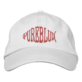 PureBlud-Weißhut Bestickte Baseballkappe