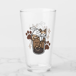 Purer-fect-Mischung: Kaffeedesign für Cat & Coffee Glas
