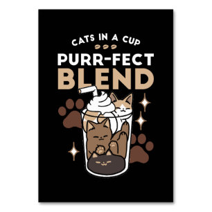 Purer-fect-Mischung: Kaffeedesign für Cat & Coffee Tischnummer