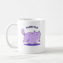 Purer Funny Fat Kitty Cat Pun Kaffeetasse