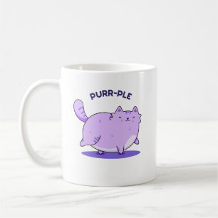 Purer Funny Fat Kitty Cat Pun Kaffeetasse
