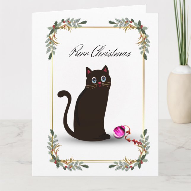 Purer Weihnachten Karte (Vorderseite)