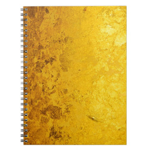 PURES GOLD Muster / Blattgold Notizblock