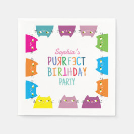 Purfect Birthday Party Serviette