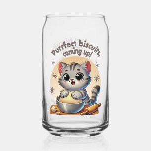 "Purfect biscuits, kommend" Katzenkuppe Dosenglas