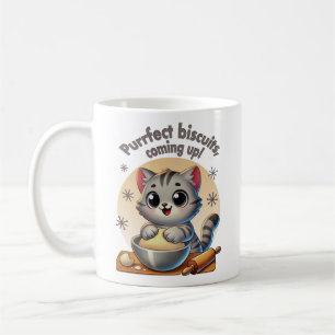 "Purfect biscuits, kommend" Katzenkuppe Kaffeetasse