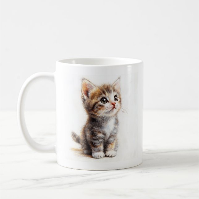 Purfect Blend: Kaffee und Katzen, individuell eins Kaffeetasse (Links)