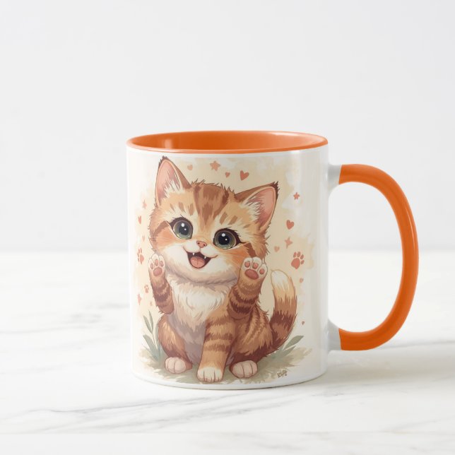 "Purfect Cat Tasse: Twinkle & Play" Tasse (Rechts)